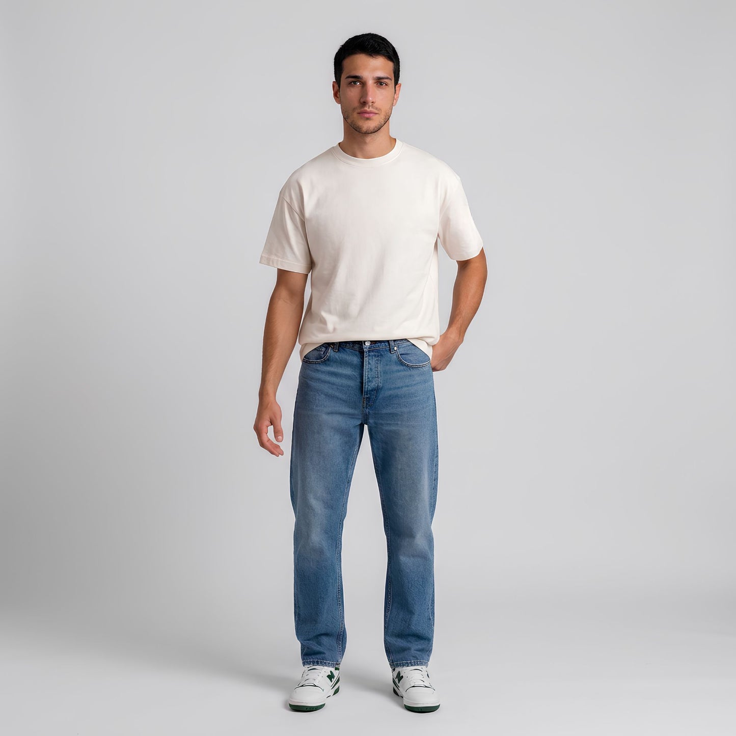 RIVARO Essential Tee — Off White