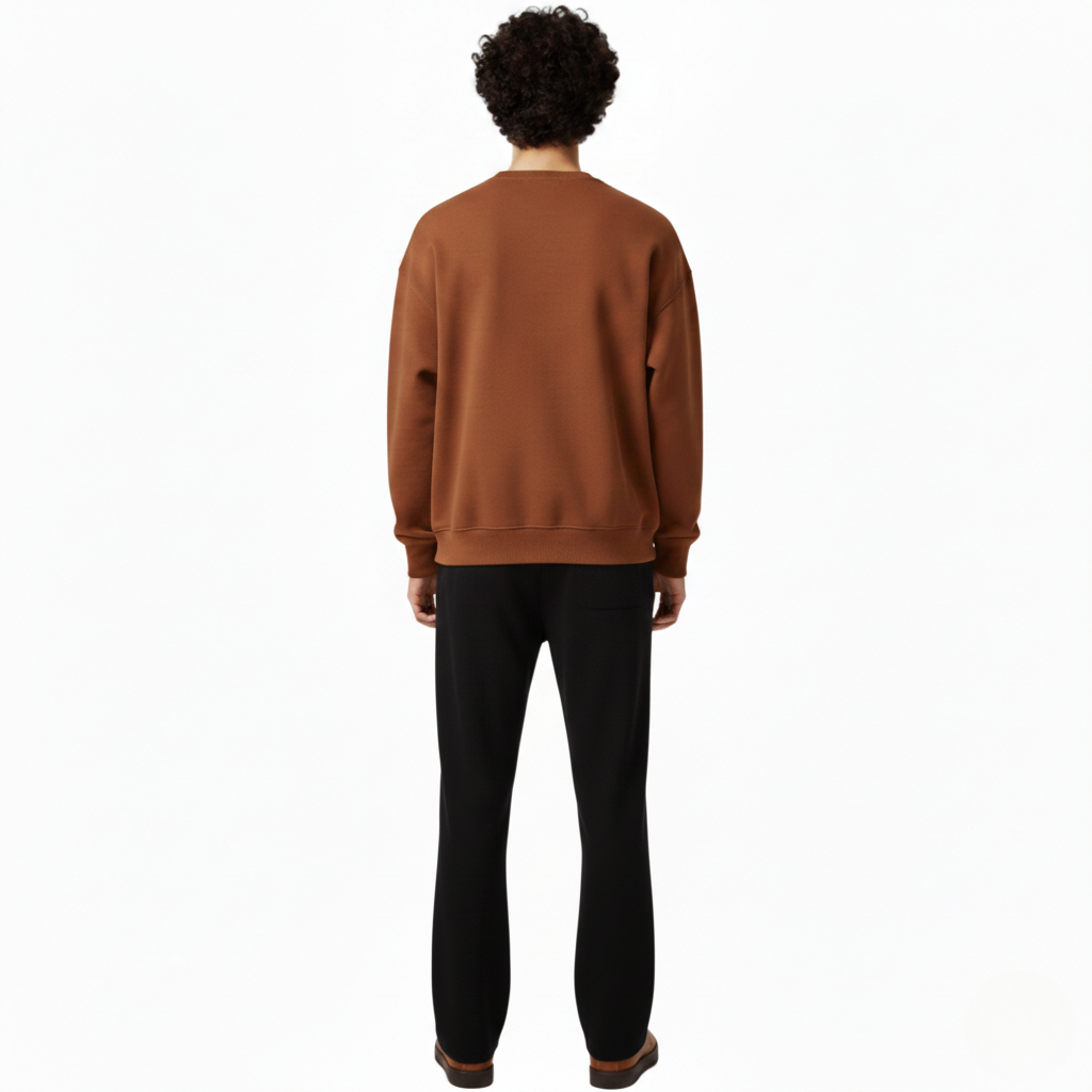 Oversized Crewneck Brown