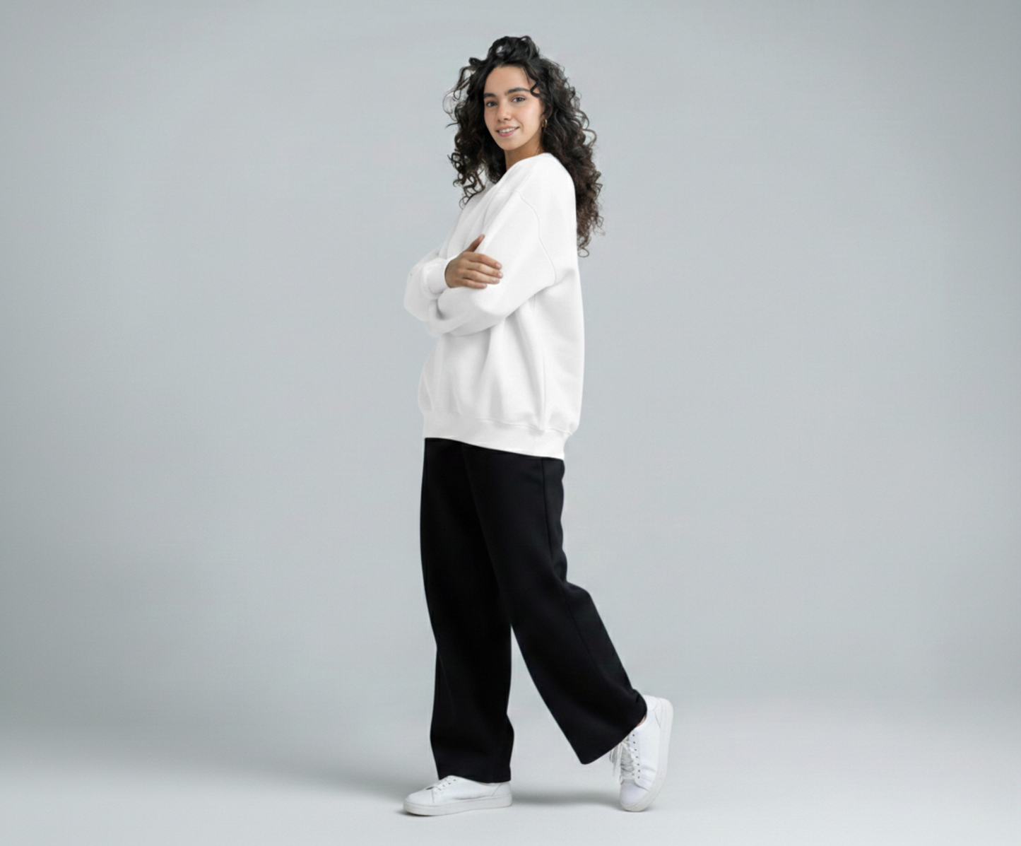 Oversized Crewneck White