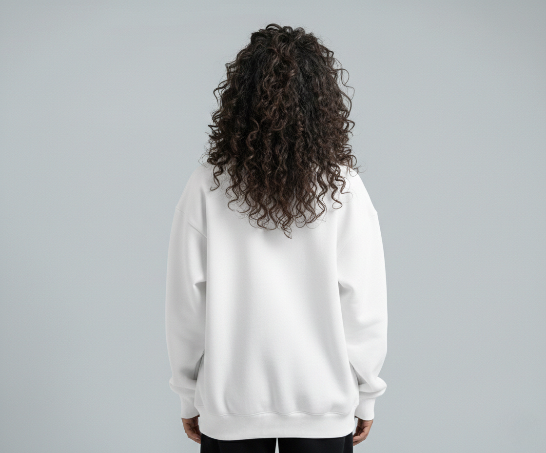 Oversized Crewneck White