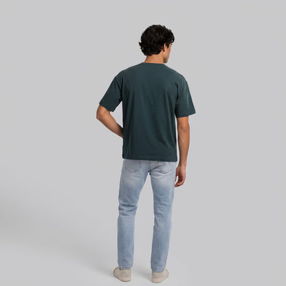 RIVARO Essential Tee — Dark Green
