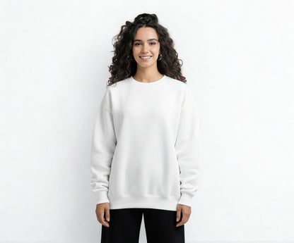 Oversized Crewneck White