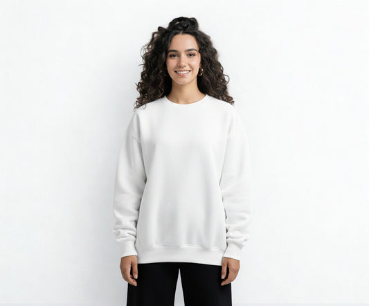 Oversized Crewneck White