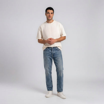 RIVARO Essential Tee — Off White