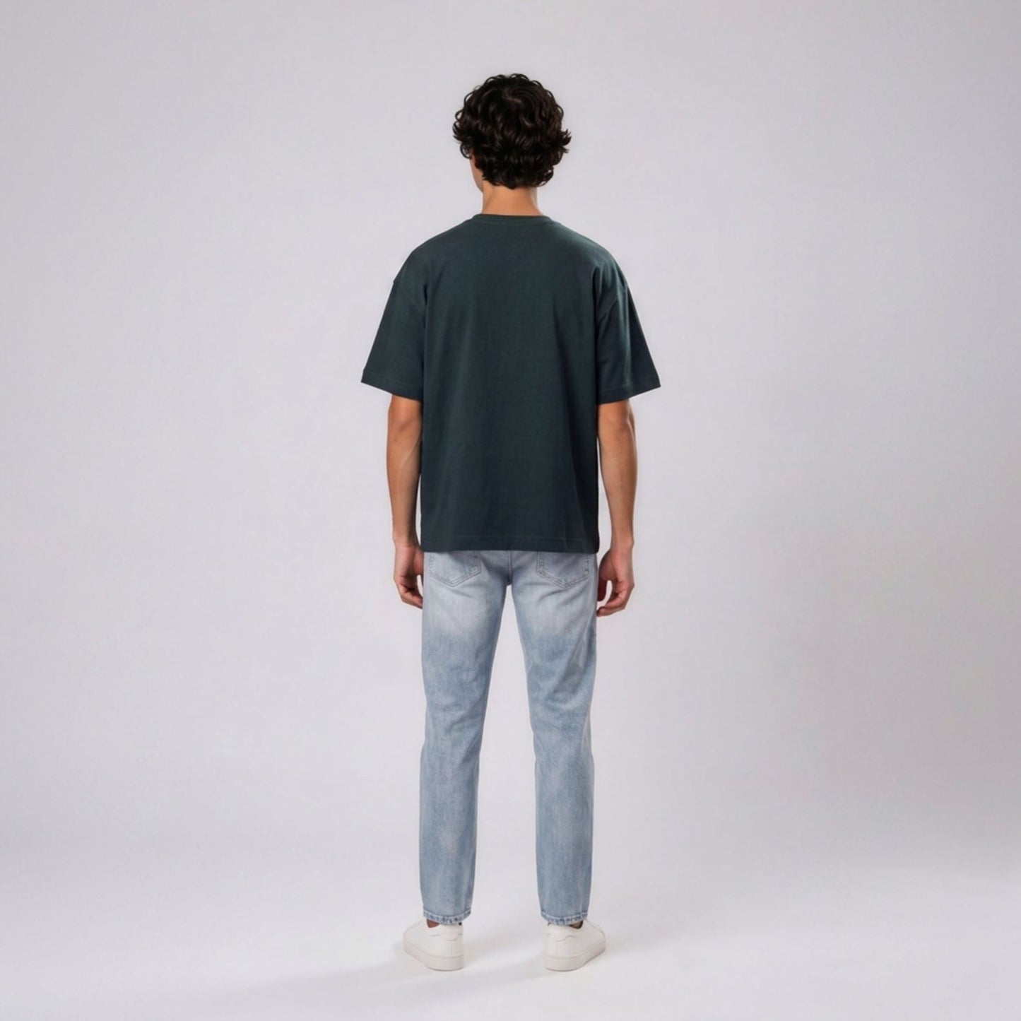 RIVARO Essential Tee — Dark Green