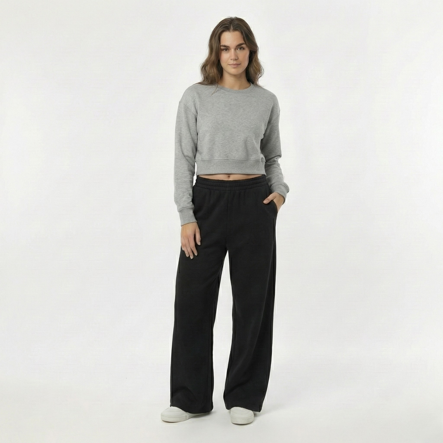 Wide leg Sweatpants black