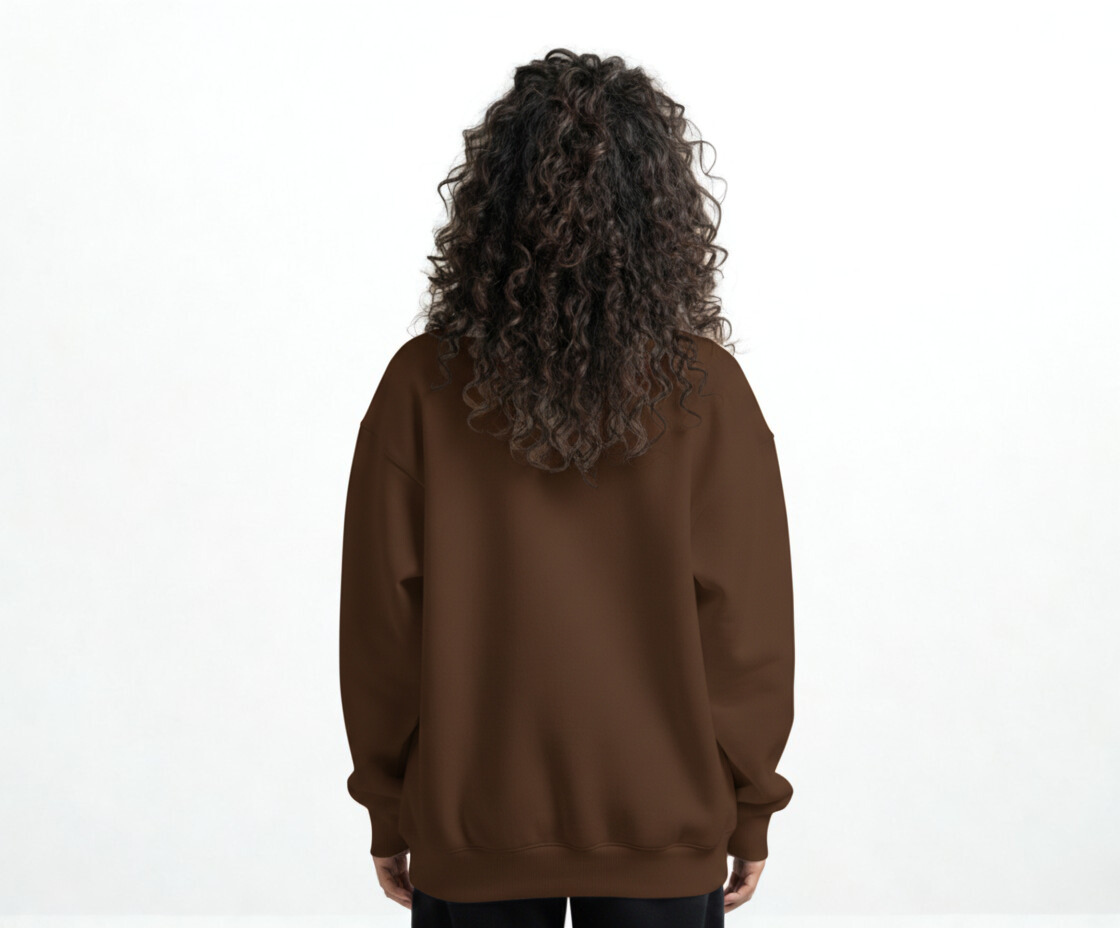 Oversized Crewneck Brown