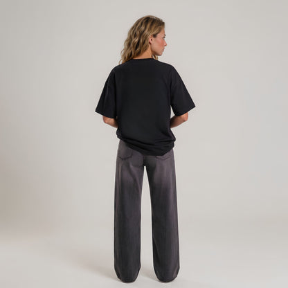 RIVARO Essential Tee — Jet Black