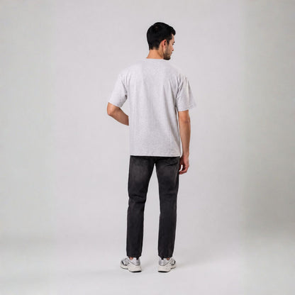 RIVARO Essential Tee — Light Grey