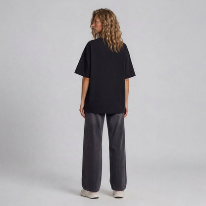 RIVARO Essential Tee — Jet Black