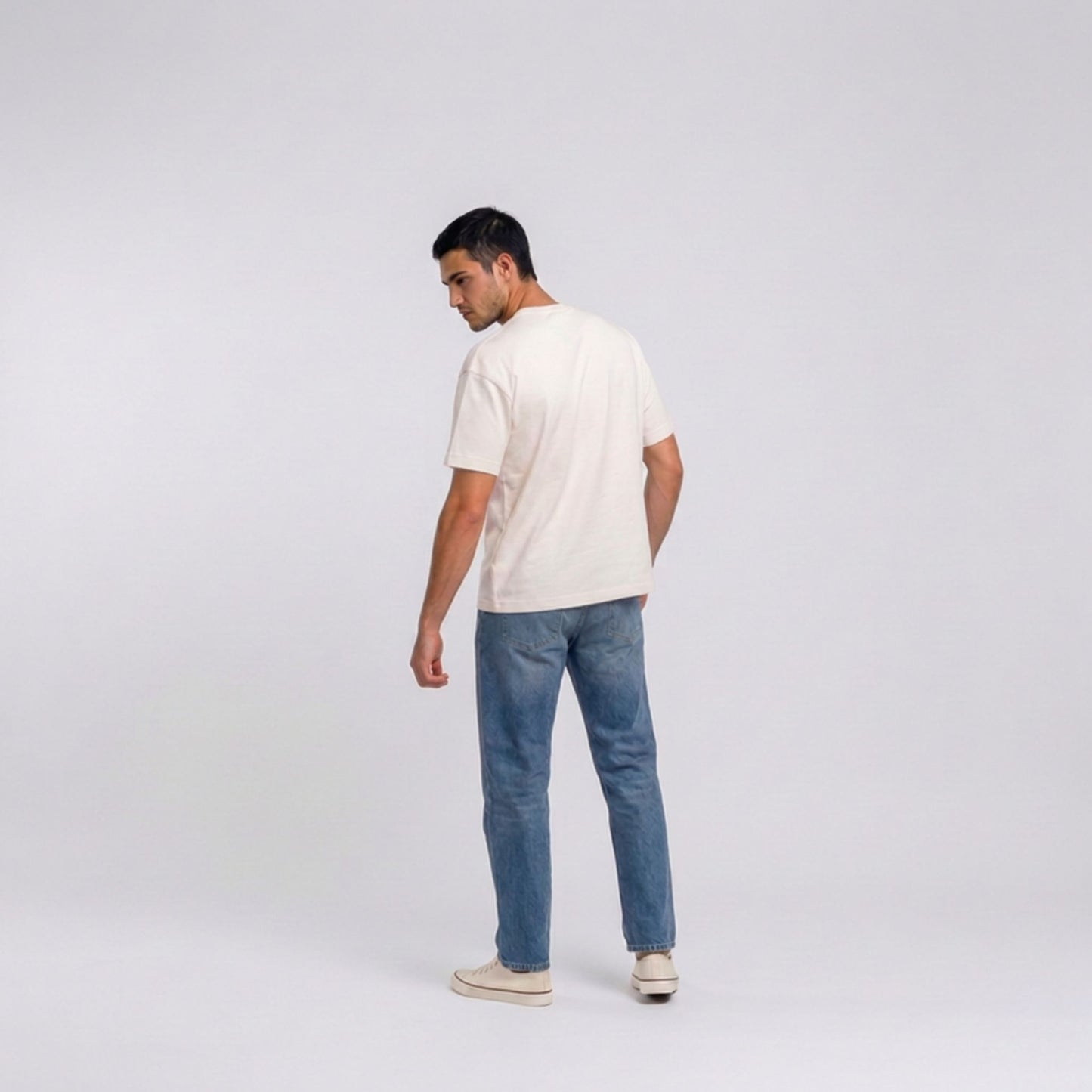 RIVARO Essential Tee — Off White