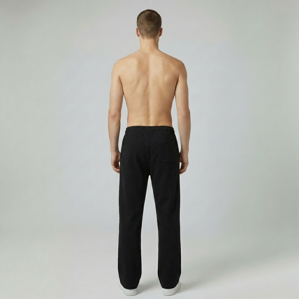 Wide leg Sweatpants black