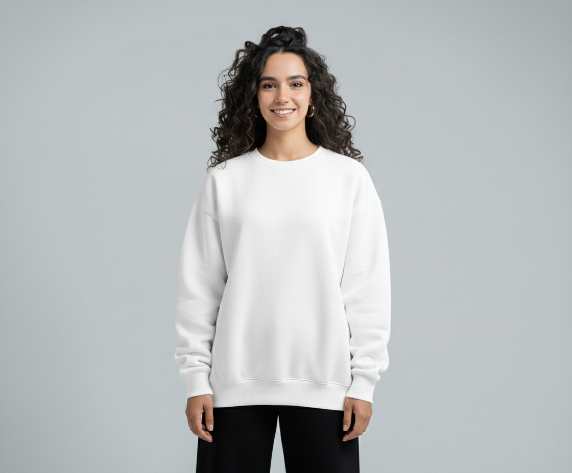 Oversized Crewneck White