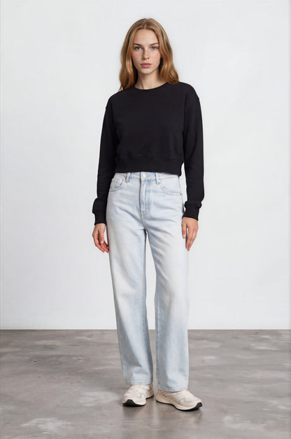 Black Crop Top Women - Premium Streetwear