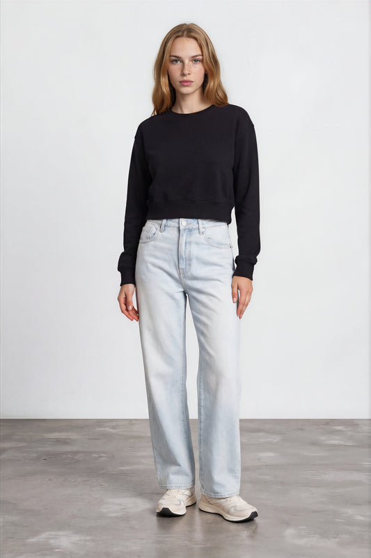 Black Crop Top Women - Premium Streetwear