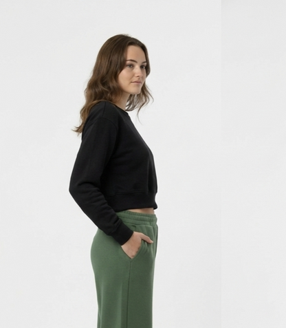 Black Crop Top Women - Premium Streetwear