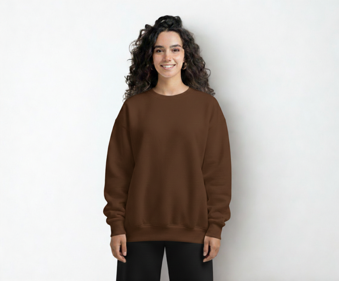 Oversized Crewneck Brown