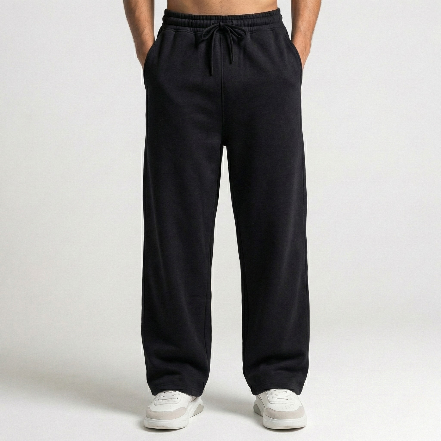 Wide leg Sweatpants black